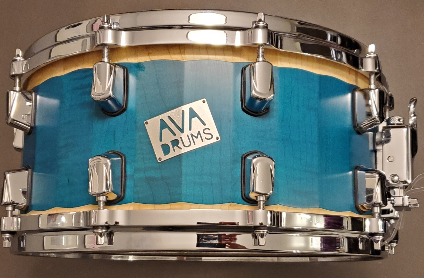 14 x 6.5 FIGURED MAPLE GREEN/BLUE ACCENT