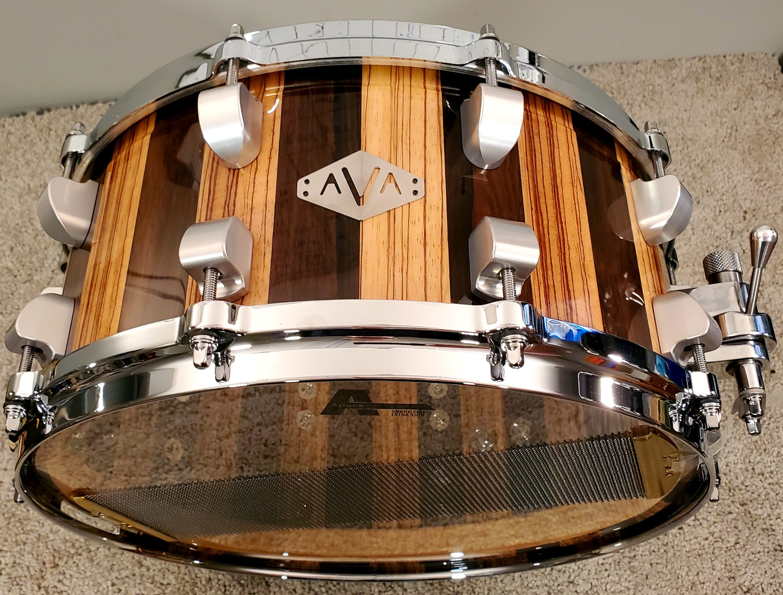 14 X 6.5 ZIRCOTE / ZEBRAWOOD    STABLE-STAVE