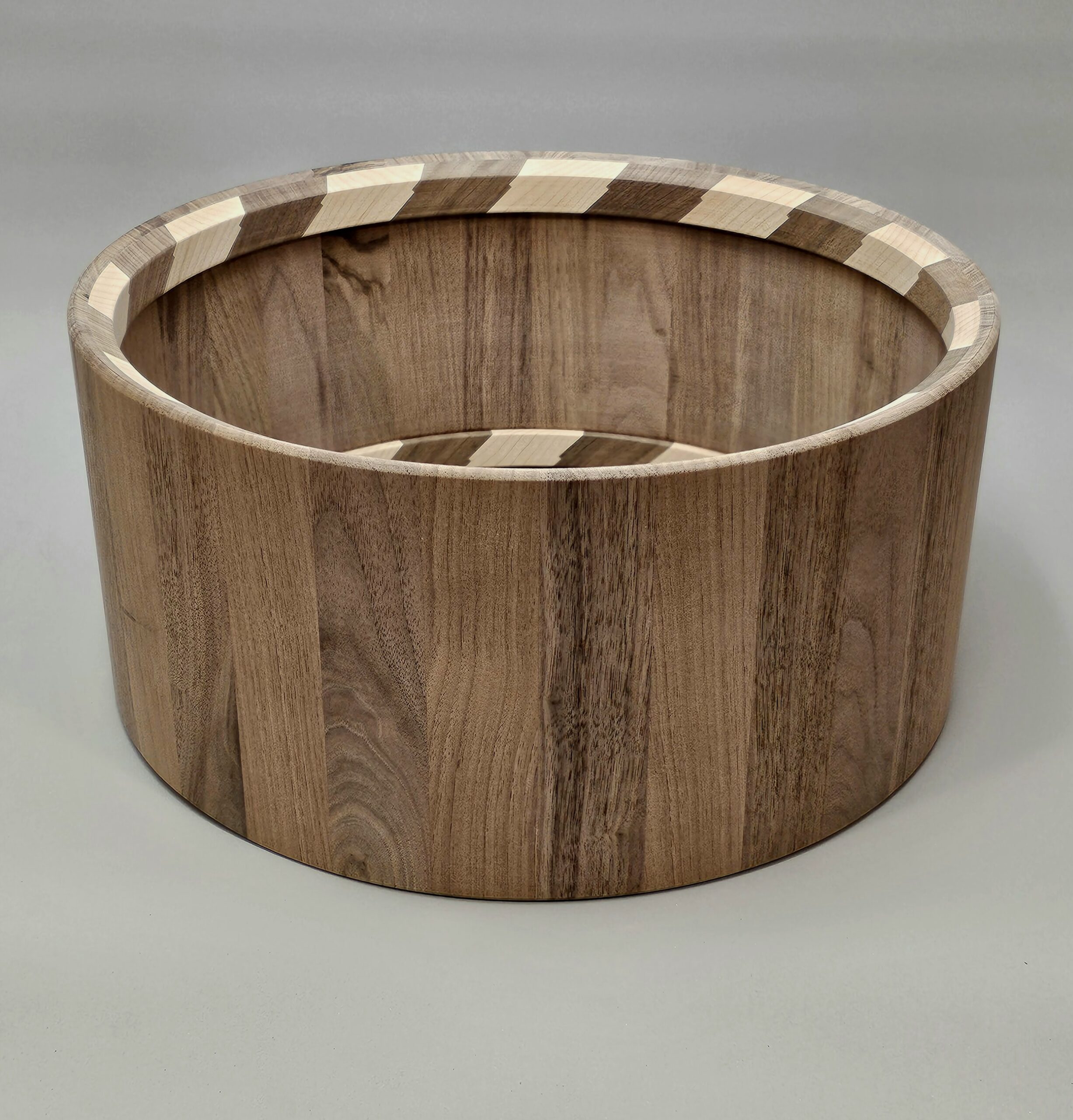 14×6.5 WALNUT 45° STABLE-STAVE SHELL