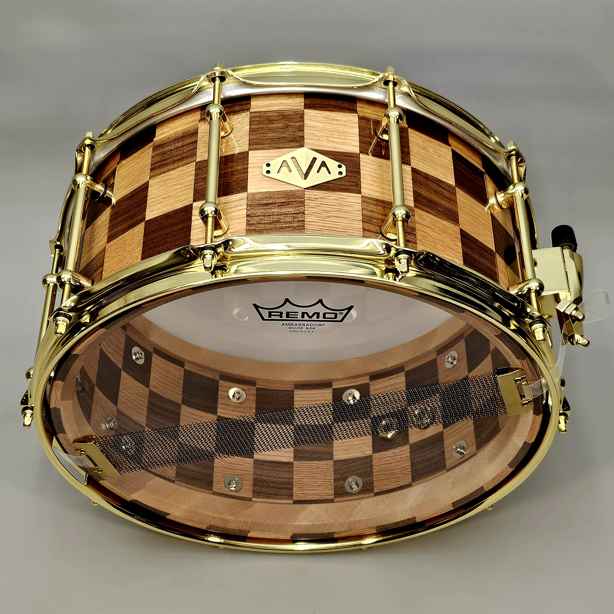 14 x 7 WALNUT / RED OAK CHECKERED