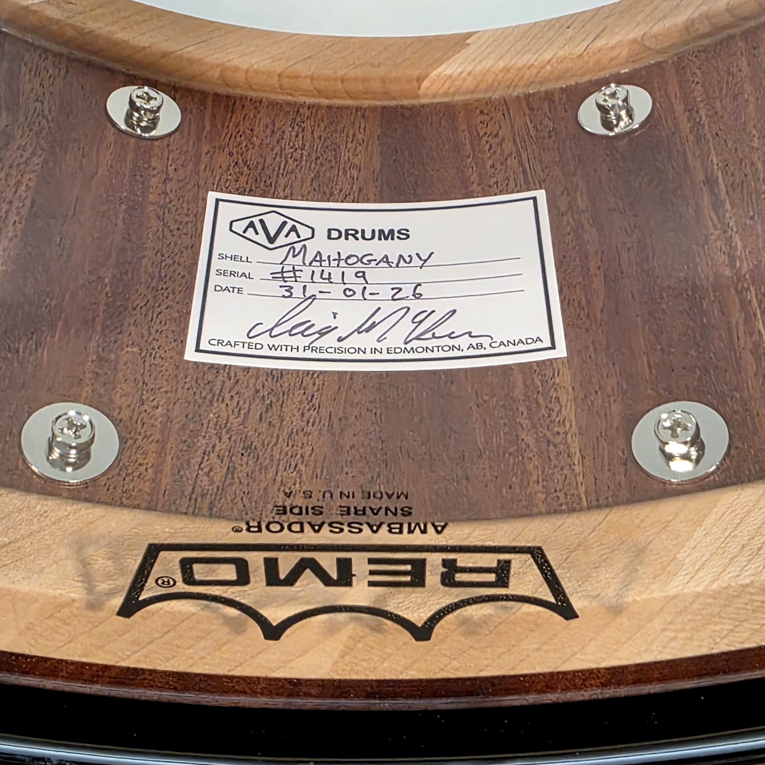 14 X 6.5 MAHOGANY STABLE-STAVE - Image 6