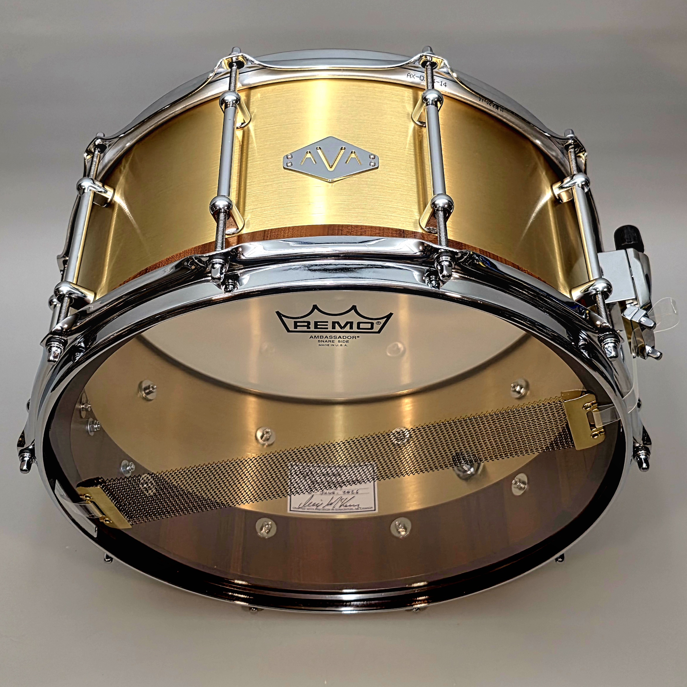 14 X 7  BRASS + ROASTED MAPLE HYBRID