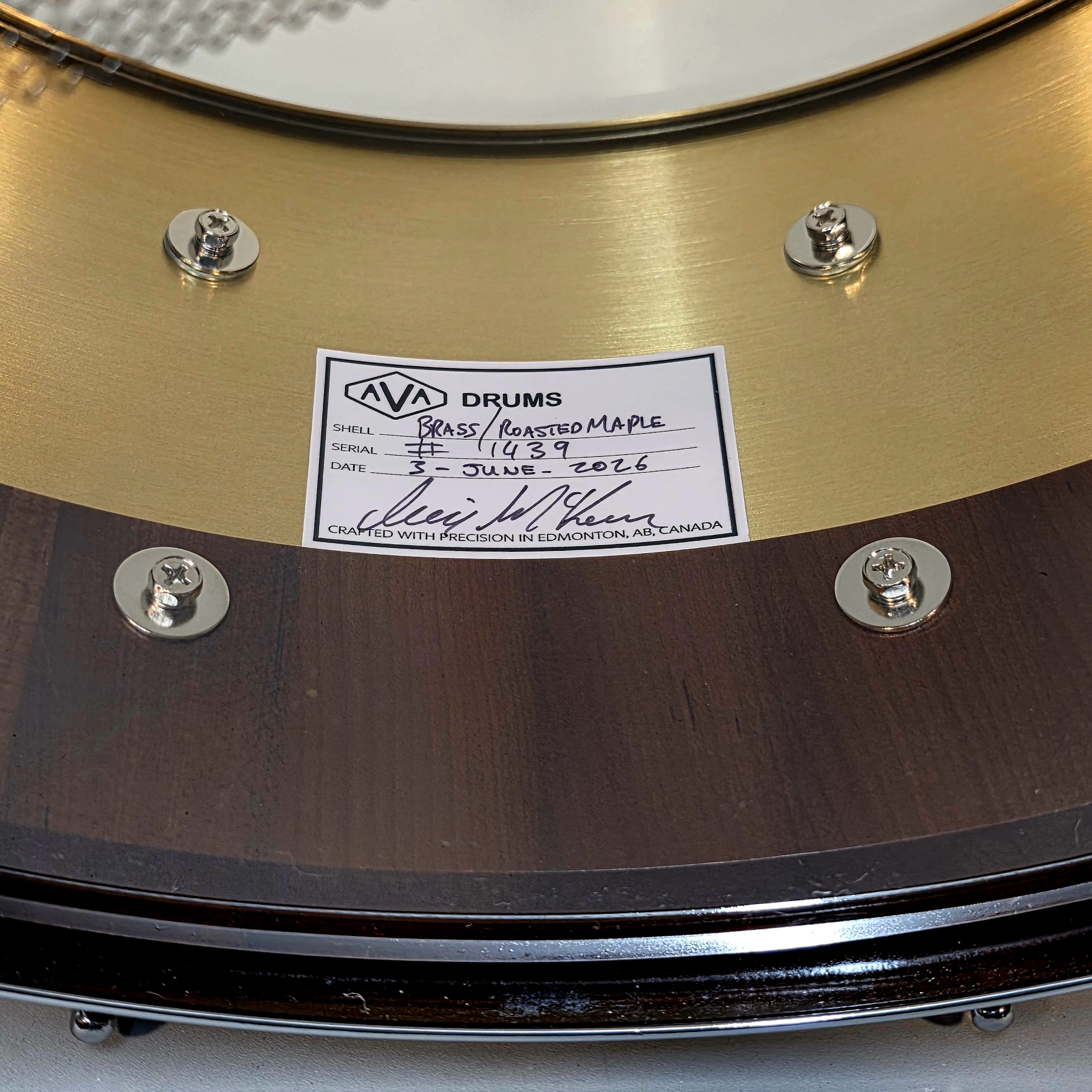 14 X 7 BRASS + ROASTED MAPLE HYBRID - Image 8